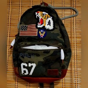 POLO RALPH LAUREN UNISEX CAMO BACKPACK 🎒
